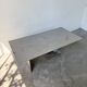 Handcrafted metal coffee table from the 1970s