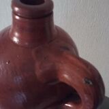 Bouteille vintage en grès