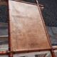 Mirror period 1950 wood beautiful imitation bamboo
