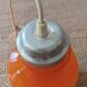 Suspension vintage orange 1970