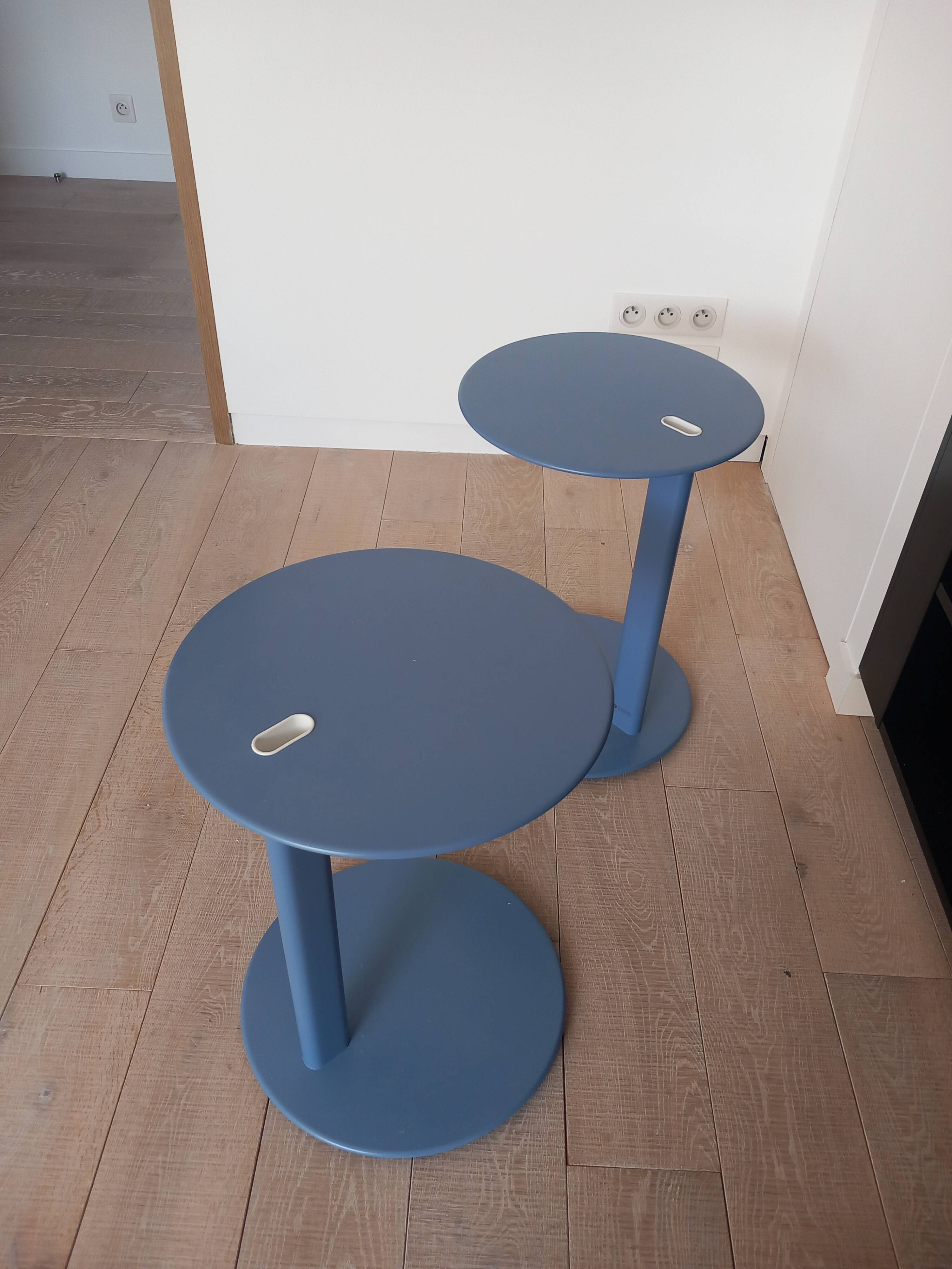 2 tables basses tender calligaris - design italien – excellent état