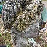 Head of Apollo in reconstituted cement