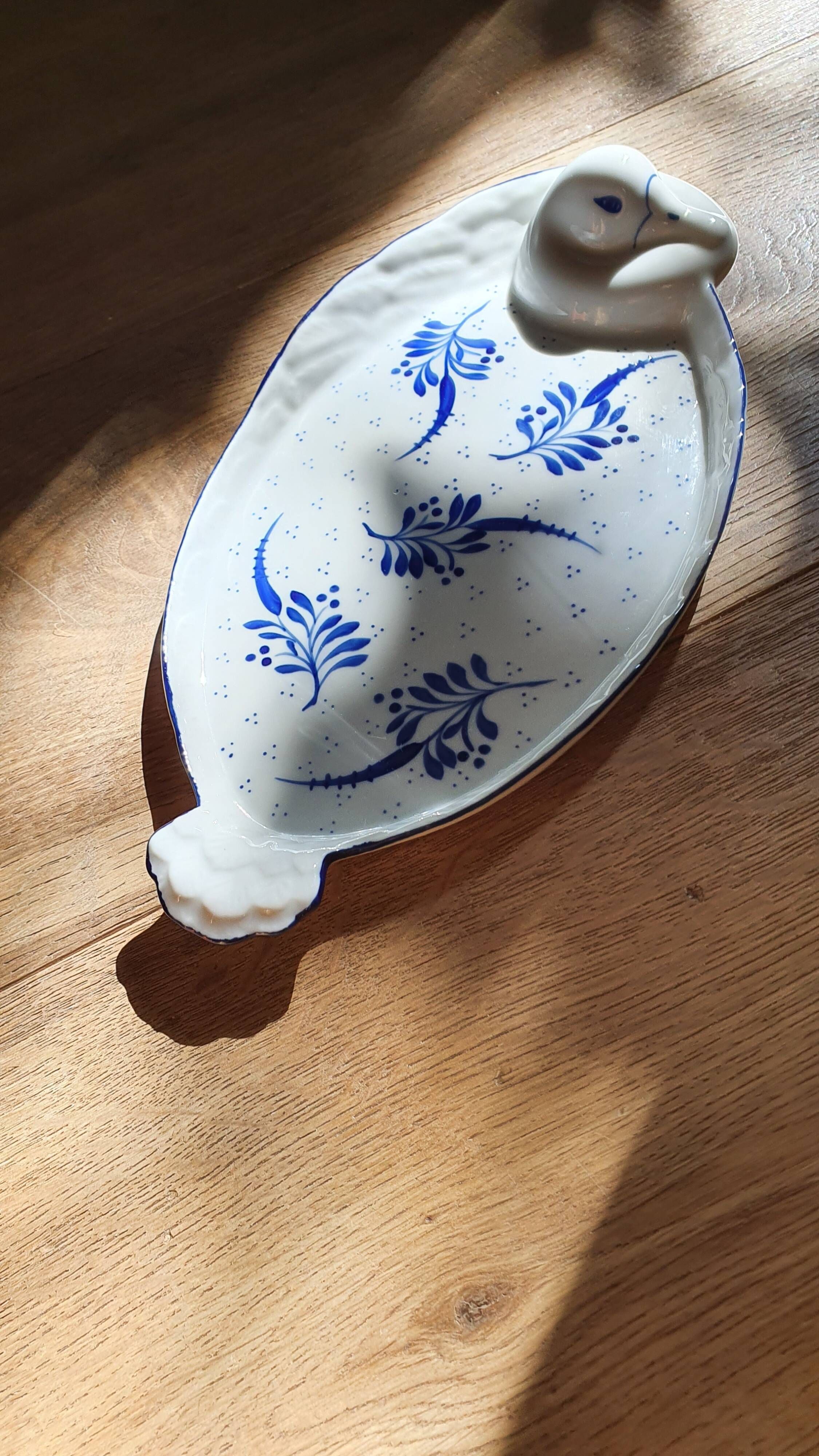 Cup or pocket tray Sleeping swan Les Ateliers des Glycines