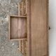 Carved solid Padouk chest of drawers 1950