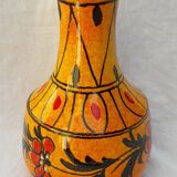 Orange ceramic jug