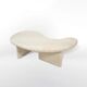 Organic Shape Travertine Coffee Table