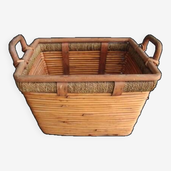 Old wicker basket