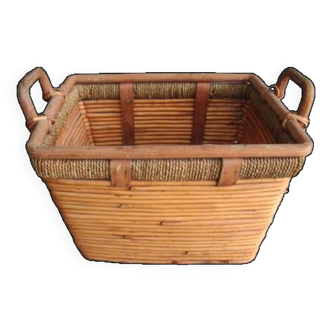 Old wicker basket