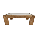 Solid elm coffee table - Maison Regain