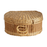 Wicker suitcase