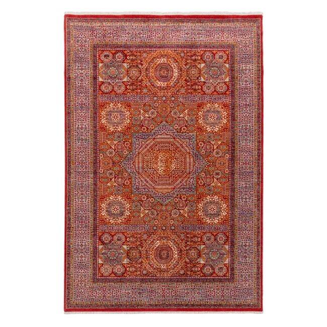 Modo oriental rug in red wool