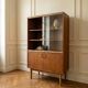 Vintage display cabinet bookshelf