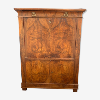 Secretary in walnut period 19th century