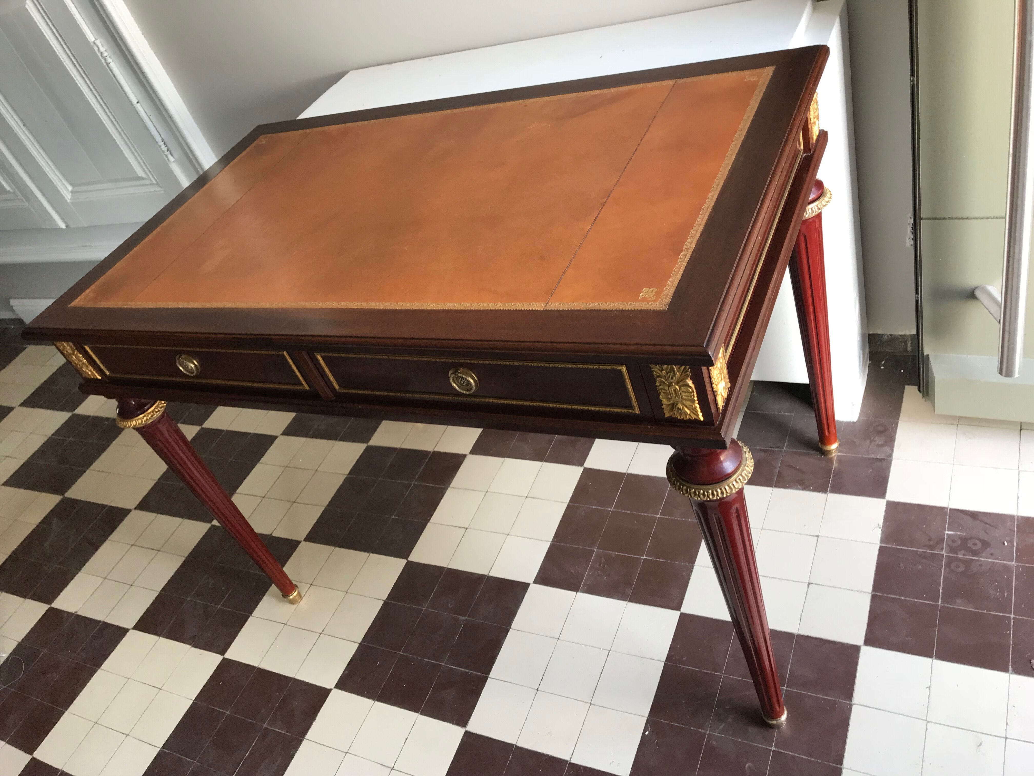 Louis XVI style flat desk