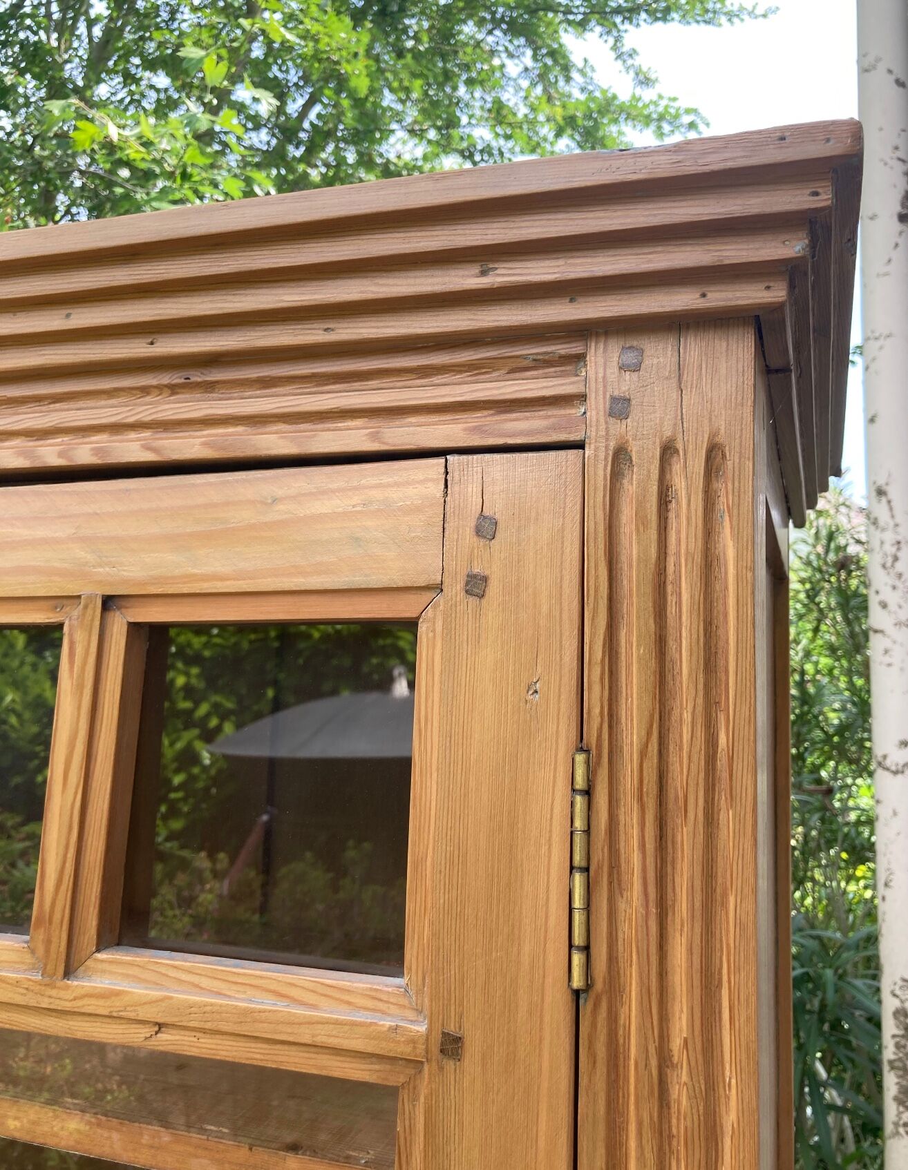 Vintage glazed Parisian wardrobe