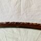 Large Art Deco oval mirror in carved wood - 87 x 53 cm