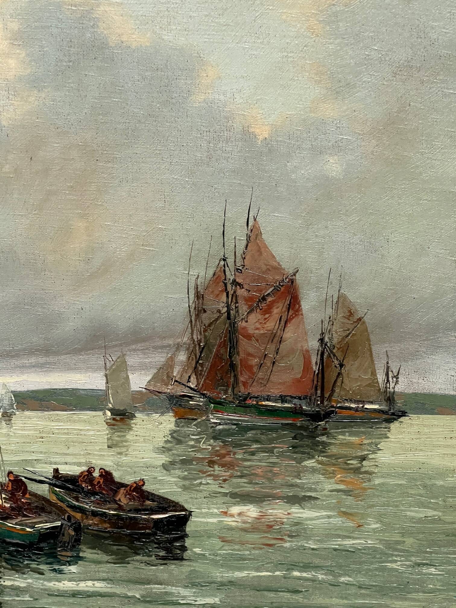 Albert Bern (1898-1968) "Seascape". Impressionism.