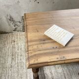 2m walnut drapery farm table