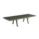 Marble and metal coffee table, Italy, 1970s-1980s.