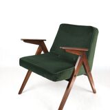 Green Olive Bunny Armchair by Józef Chierowski, 1970s