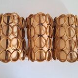 Vintage bamboo wall light