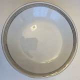 6 assiettes creuses en porcelaine blanche