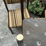 Lot de 6 chaises type Baumann
