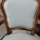 Fauteuils cabriolet Louis XV retapissés