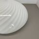 Large 38cm "swirl" murano glass ceiling wall light by vetri murano, italy, 1970s