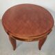 Table art deco en noyer de jules leleu