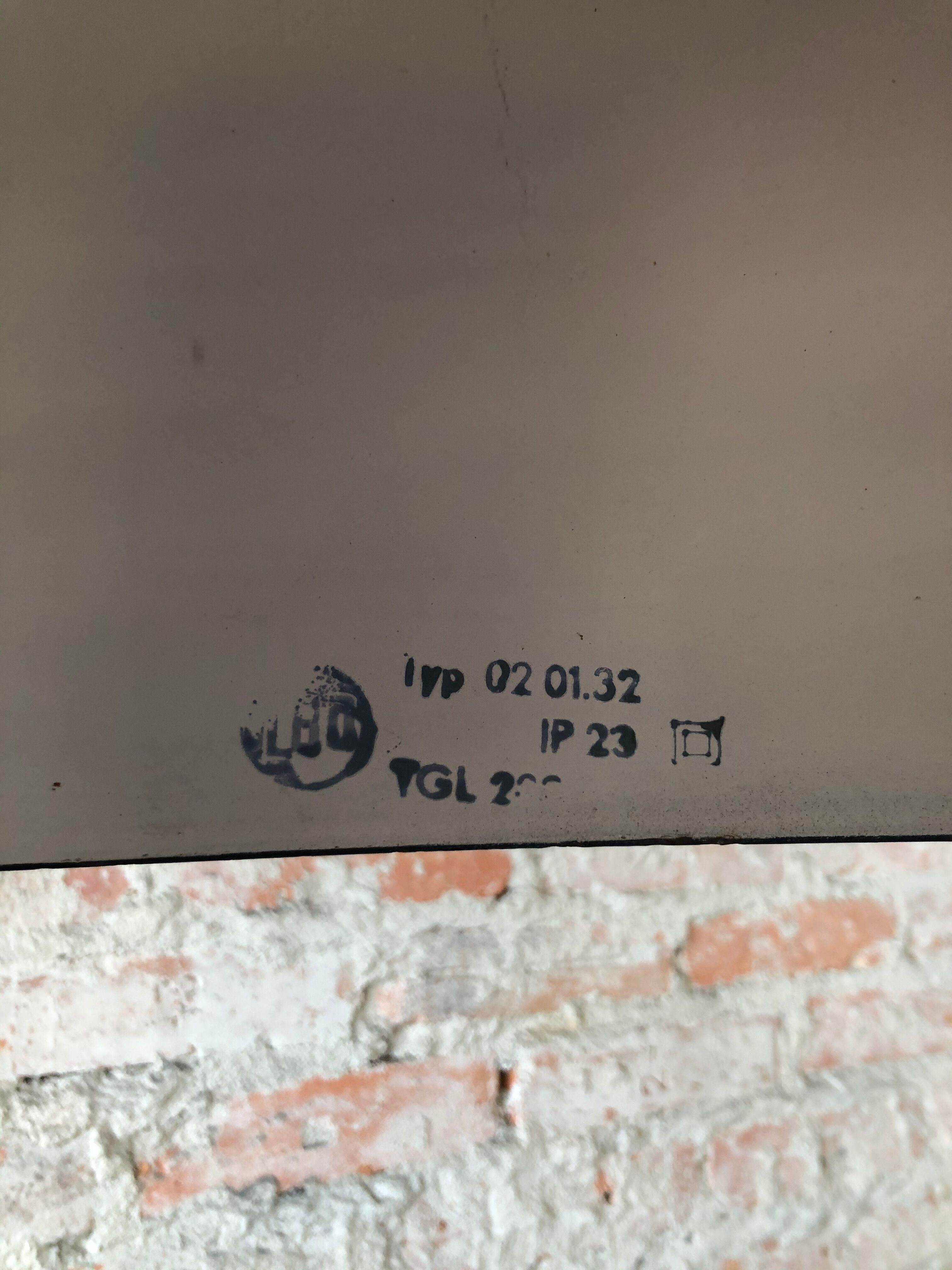 Industrial model EHS2/S hanging lamp, 1950