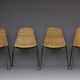 Mid-Century Wicker Chairs by Gian Franco Legler, 1950s. Set of 4