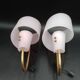 Pair of wall lights 1950 1960 Design Geru Leuchten Plexiglas and Brass