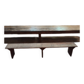 Country bench made of fir