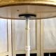 Cast iron and beige melamine bistro table ⌀ 60 cm