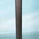 Vintage floor lamp by Artemide in glass, minimalist uplight from the 80s.