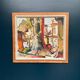 Original Swedish Oil On Panel – Paris (1964) – Olle Blomberg