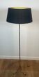 Bronze floor lamp in faux-bamboo style by the Baguès house.