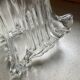 Molded glass vase