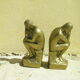 Pair of vintage book greenhouses