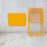 Ted Net folding chairs + table by Niels Gammelgaard for Ikea, 1980s
