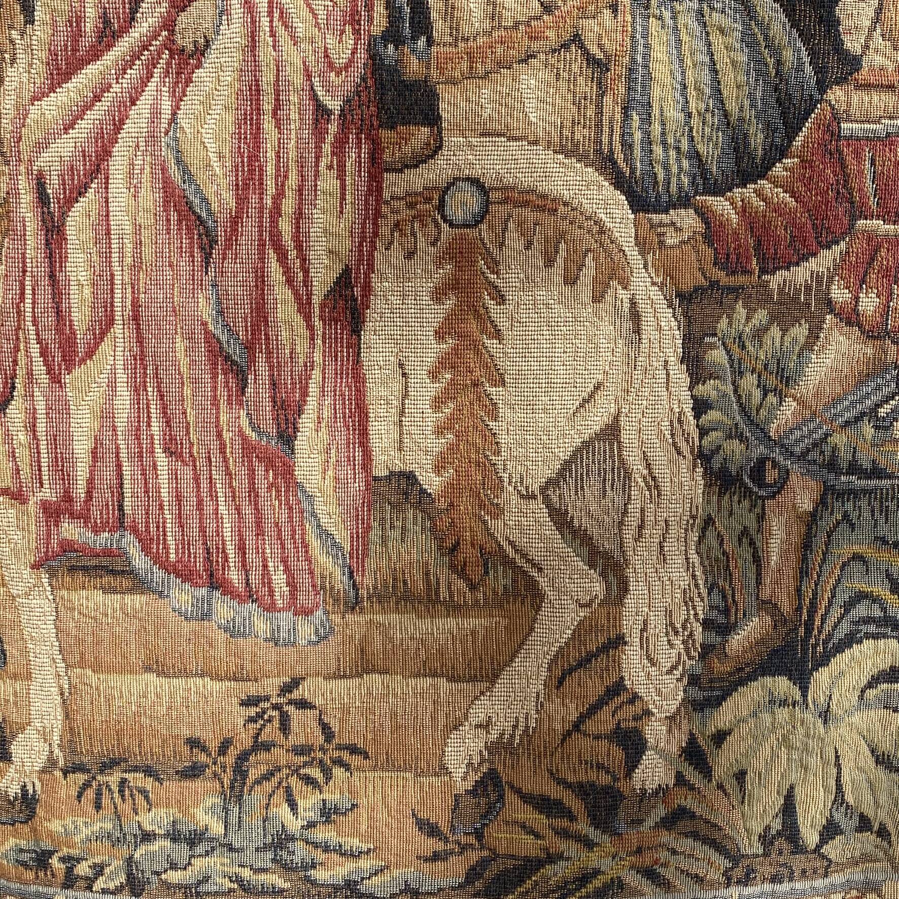 Tapisserie murale "Chasse royale ", Franklin Mint, fabriqué en France