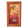 Vintage French oil painting of flowers, signed René