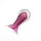 Vase signé Formia - Murano - Sommerso & Bullicante violet - 1970