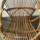 Children's armchair rattan shell from the 70s