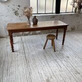 Walnut farm table 185 cm