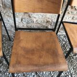 Set of 4 vintage chairs Hiller 1980's