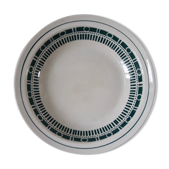 Plat creux lunéville vert