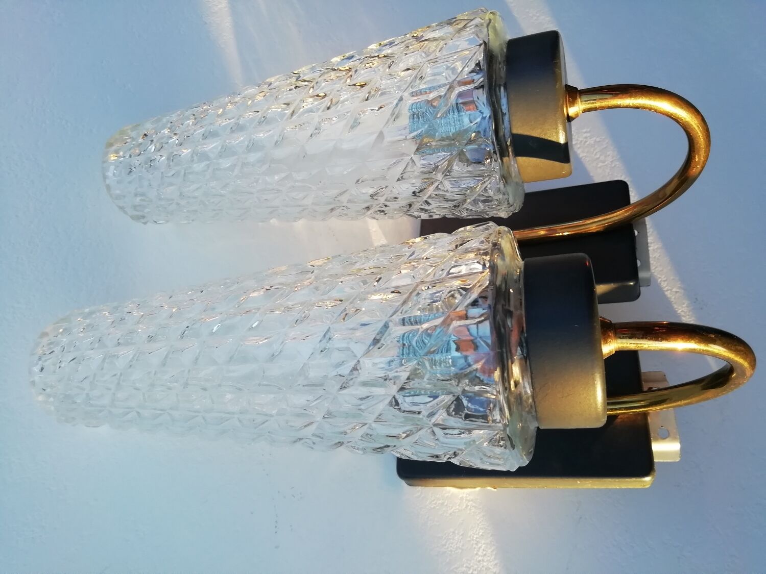 Pair of tulip sconces