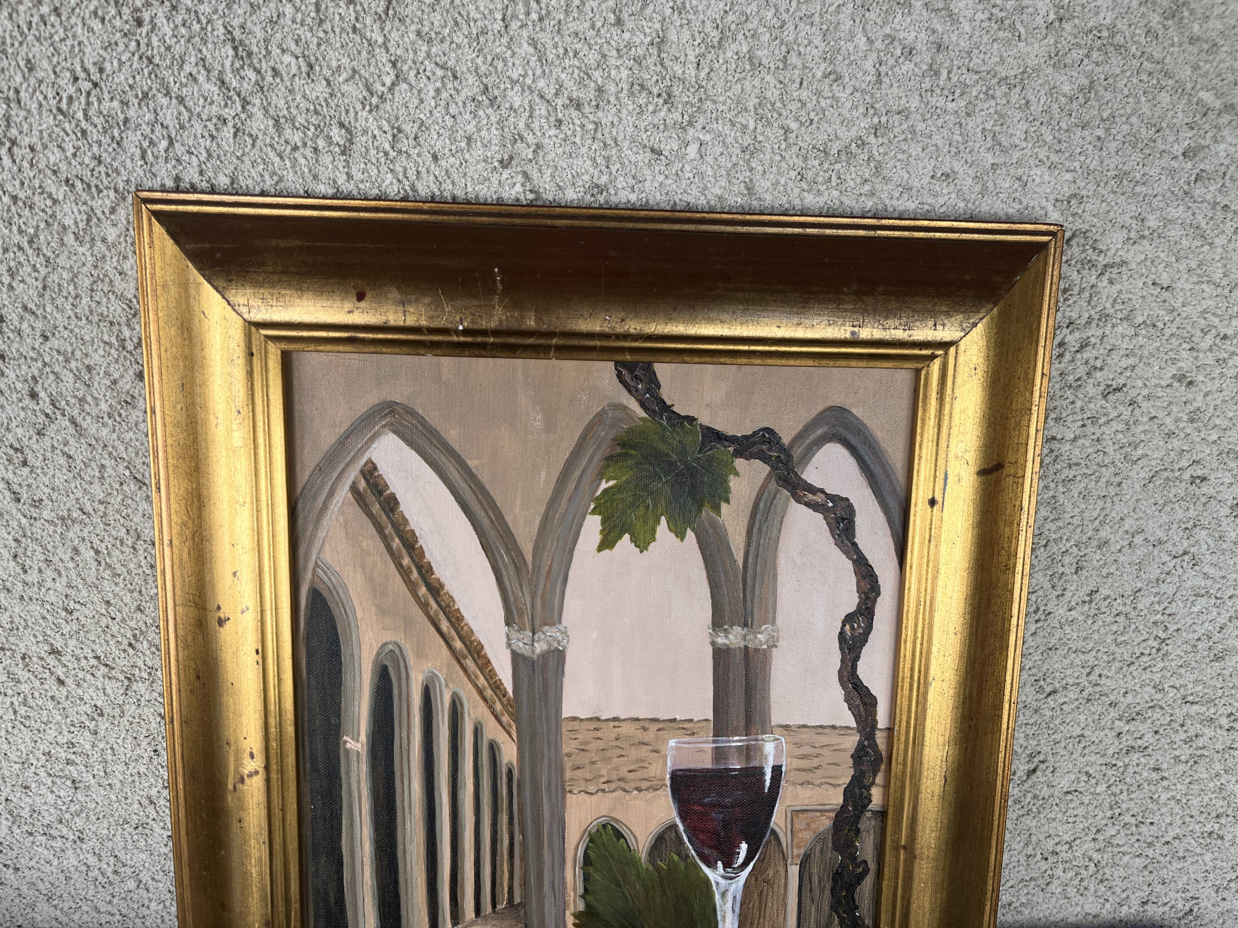 Tableau de Cécile Messin – L’abbaye aux vins (2006)